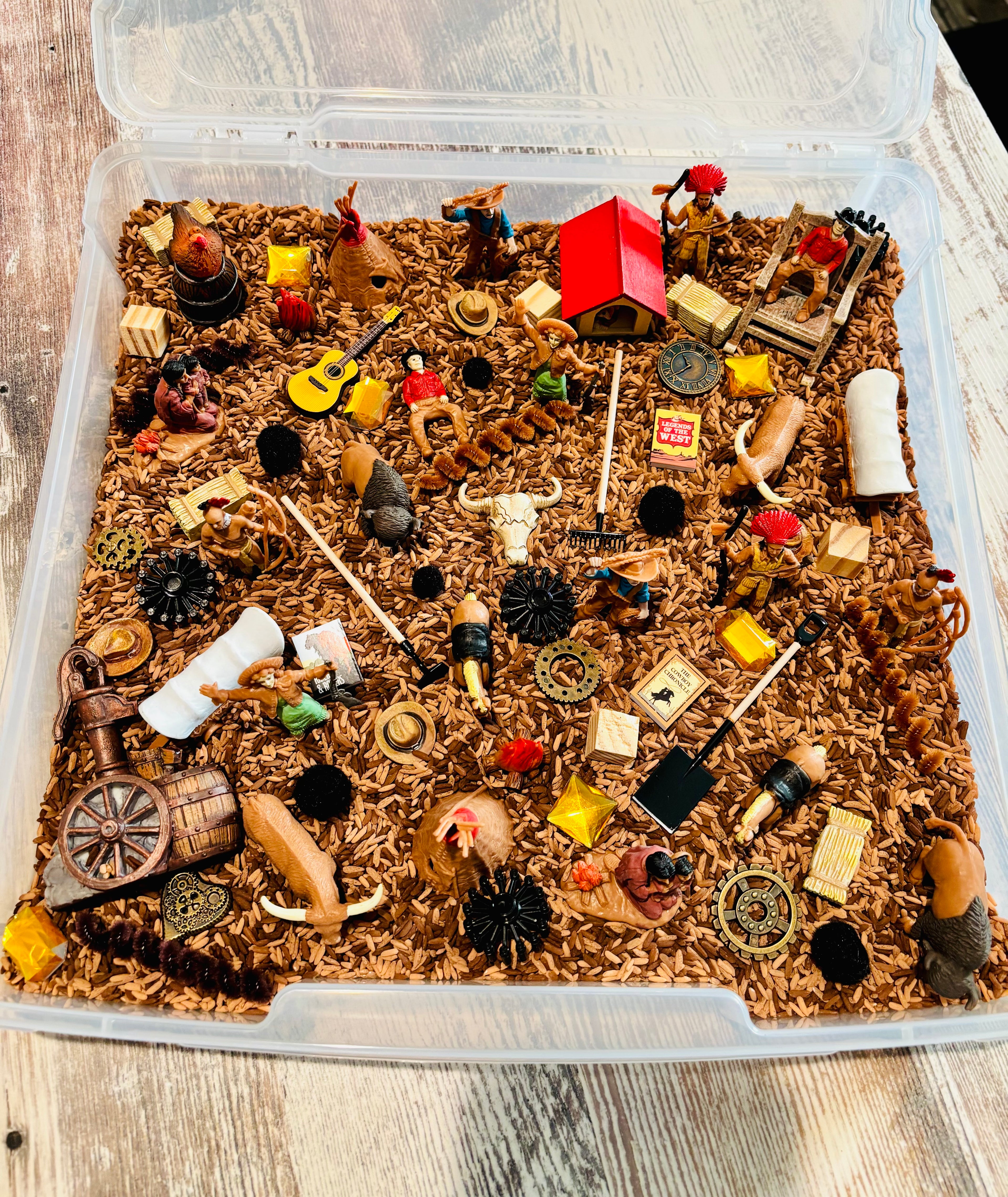 Medium Cowboys and Indians Sensory Bin
