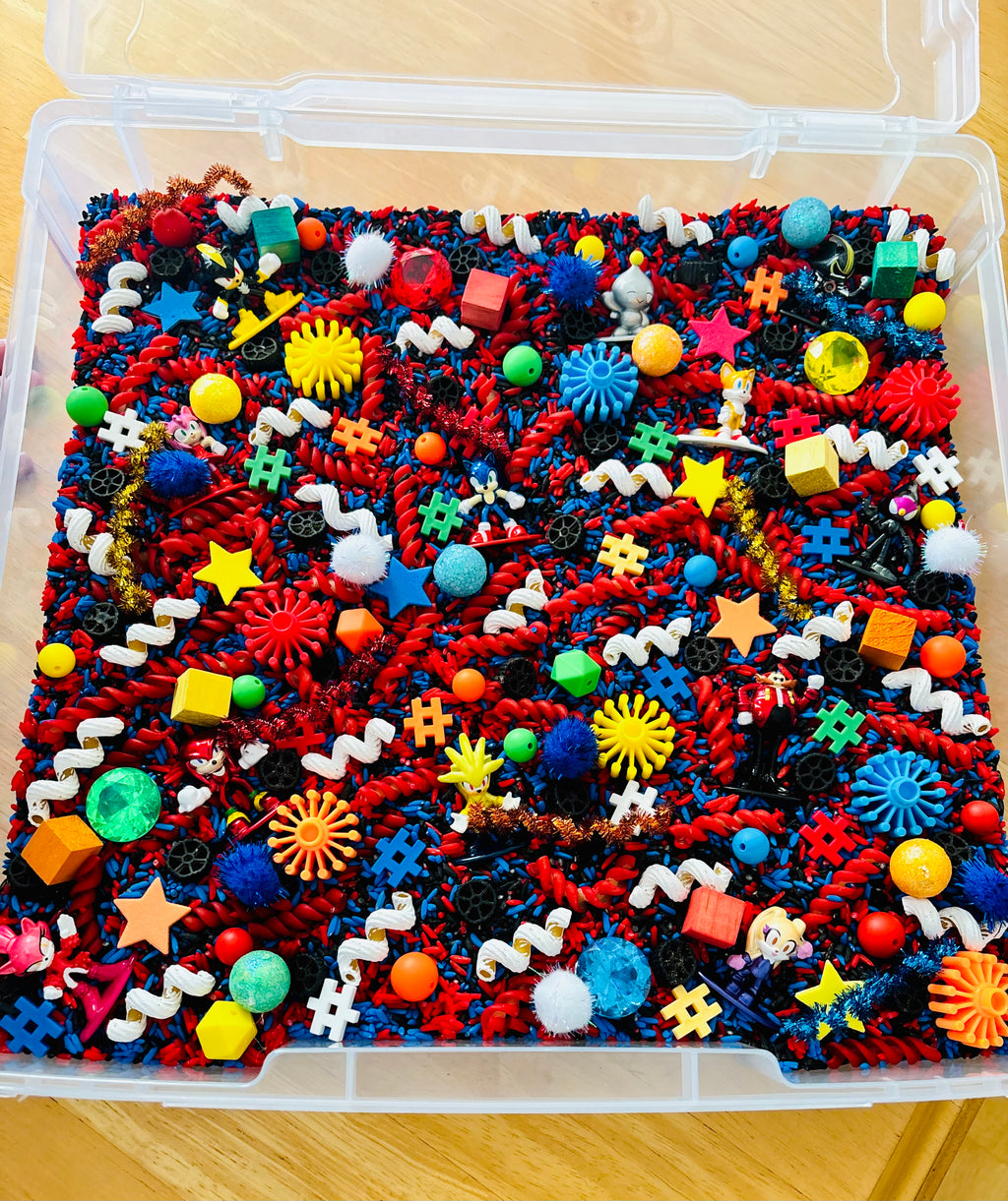 Medium Sonic The Hedgehog Sensory Bin