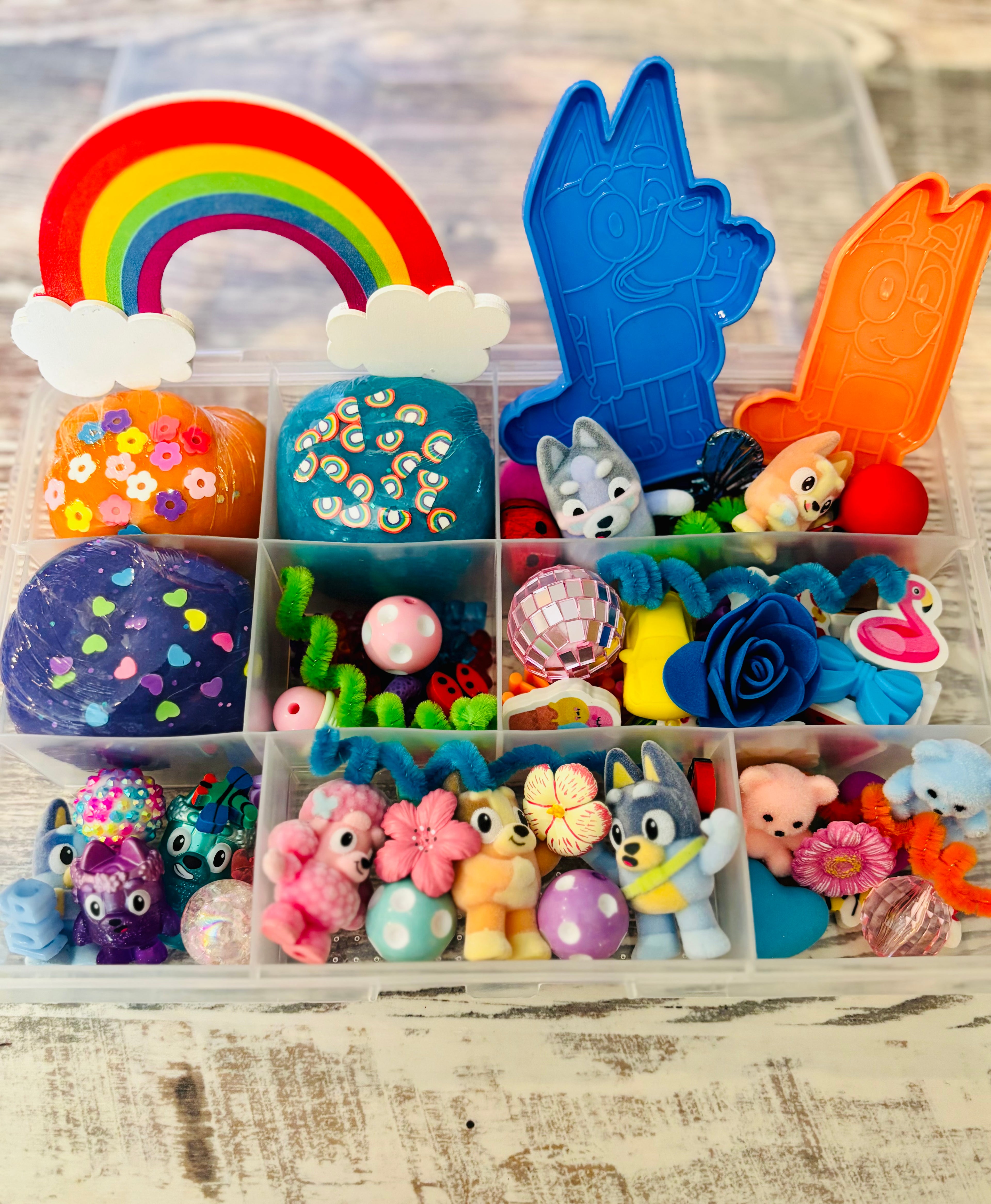 Small Bluey Play-Dough Sensory Kit