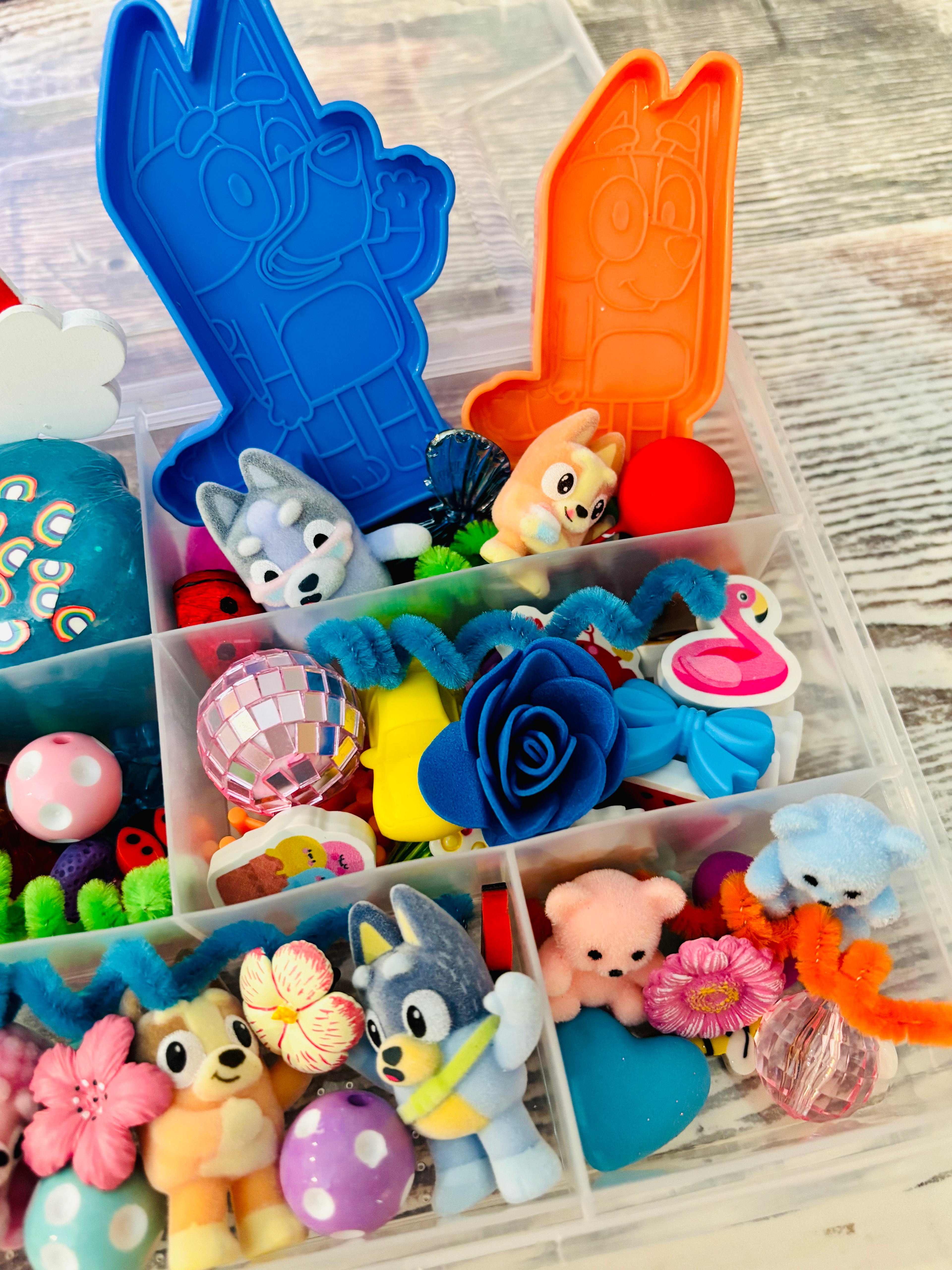 Small Bluey Play-Dough Sensory Kit