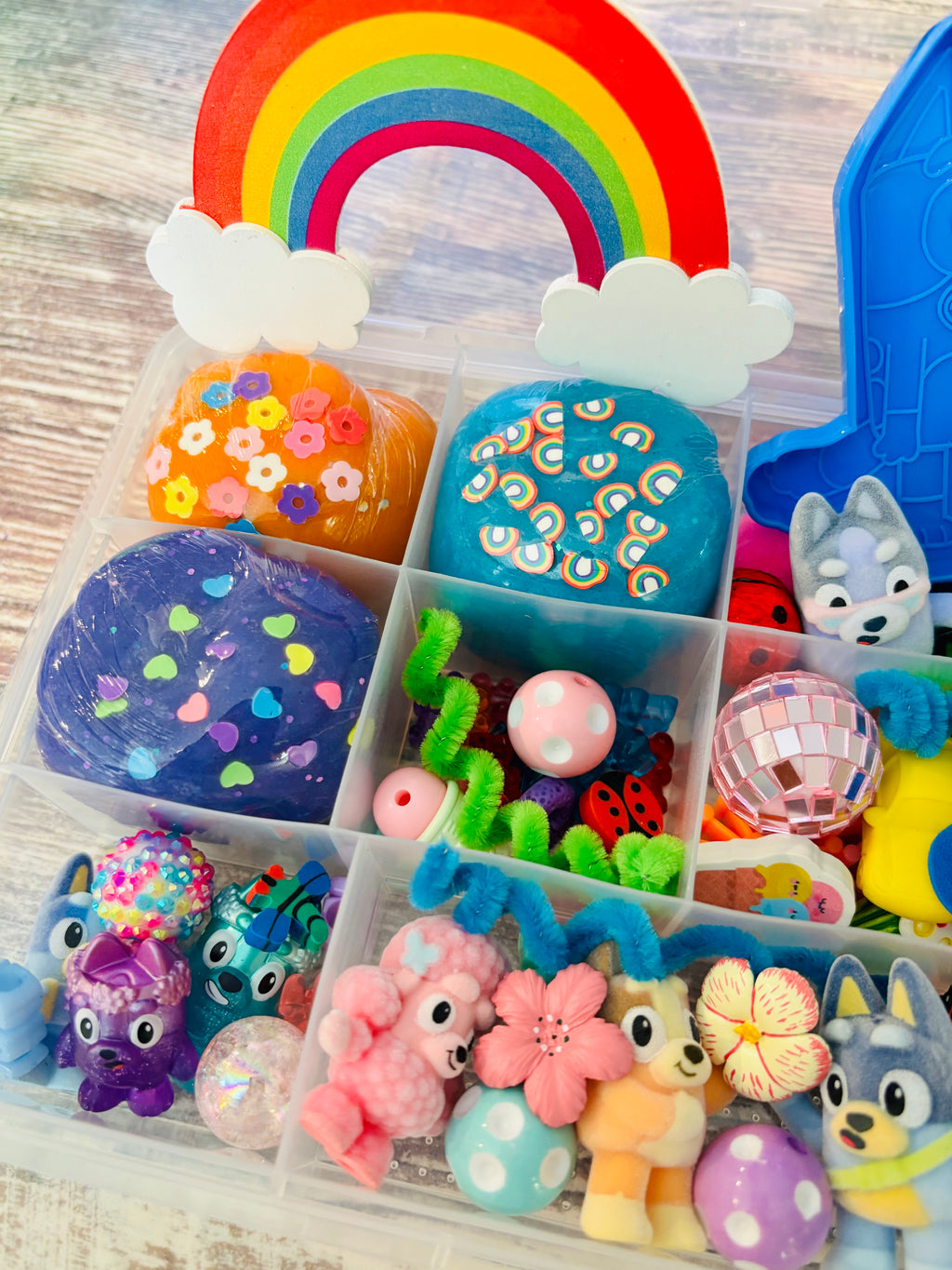 Small Bluey Play-Dough Sensory Kit