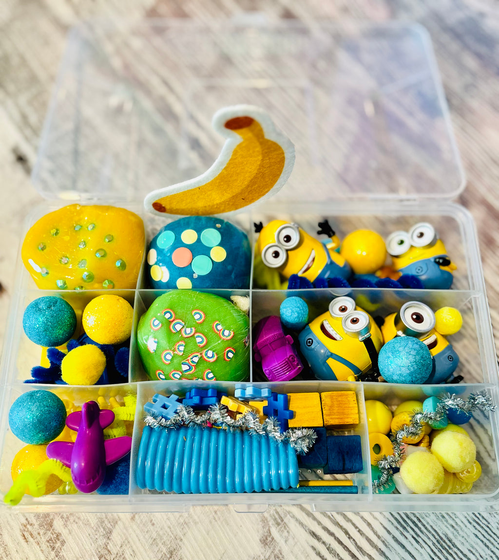 Small Minions Play-Dough Sensory Kit